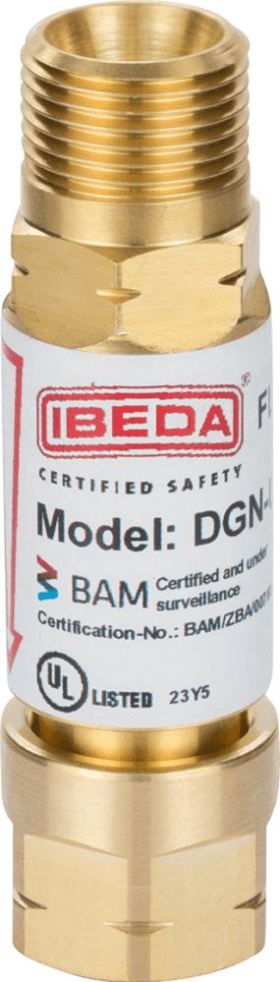 IBEDA DGN SICHERHEITSEINRICHTUNG BRENN- GAS G3/8" LH 3001-4207