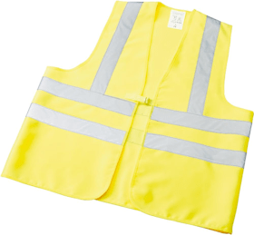 Warnweste, BW-MG, EN 20471, gelb, Gr.L
