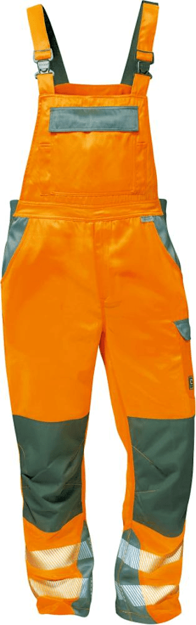 ELYSEE WARNSCHUTZ-LATZHOSE METZ ORANGE- GRAU GR.54 4025888252910