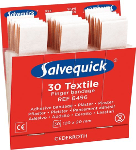 SALVEQUICK PLASTER FINGERVERBÄNDE 42095 ELASTISCH 6X30 PFLASTER