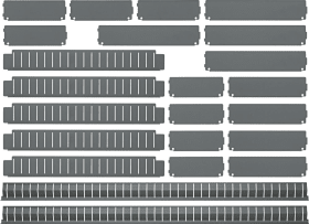 Einteilungs-Satz für Schubladen 760x398mm 23-teilig