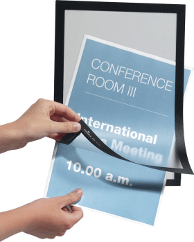 Informationsrahmen A4 2 Stück, schwarz