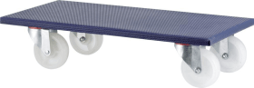 Möbelroller 600x300mm 600kg Kst.Rad 100 mm
