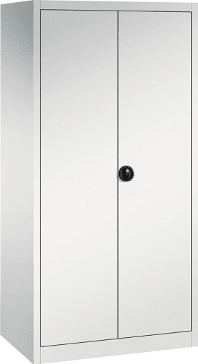 Flügeltürenschrank FORUM 4 Böden, 70kg Traglast H1950xB930xT600mm RAL 7035/7035