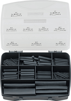 Wärme-Schrumpfschlauch- Set Basis HellermannTyton