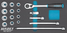 HAZET WERKZEUGMODUL 1/3 STECKSCHLÜSSEL 163-181/17
