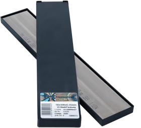 Metallfolien Plattenware rostfrei 50x300x0,30mm 10Bl/P H+S