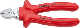 KNIPEX SEITENSCHNEIDER 180MM VERCHR. TAUCHISOLIERT 70 07 180