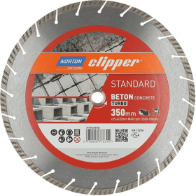 NORTON CLIPPER DIA.-TRENNSCHEIBE STANDA. BETON TURBO 350X25,4/20MM 70184608582