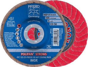 Fächerschleifscheibe CO50FREEZE SGP STRONG 125mm K50 Pferd