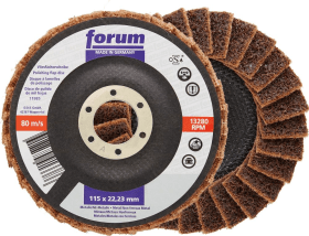 Fächerschleifscheibe 125mm, Vlies, a med FORUM FORUM