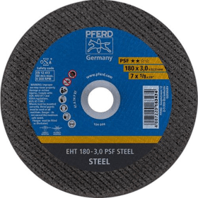 PFERD TRENNSCHEIBE EHT 180-3,0 PSF STEEL 180X3,0MM GERADE 61726222