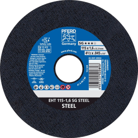 PFERD TRENNSCHEIBE EHT 115-1,6 SG STEEL 115X1,6MM GERADE 61330122