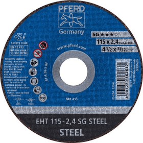 PFERD TRENNSCHEIBE EHT 115-2,4 SG STEEL 115X2,4MM GERADE 61340222