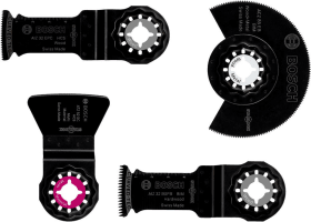 Bosch Starlock Boden-/Einbau-Set, 4-teilig, bestehend aus Werkz. für Fußbodenarbeiten