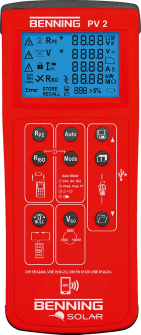 BENNING INSTALLATIONSTESTER PV2 050422