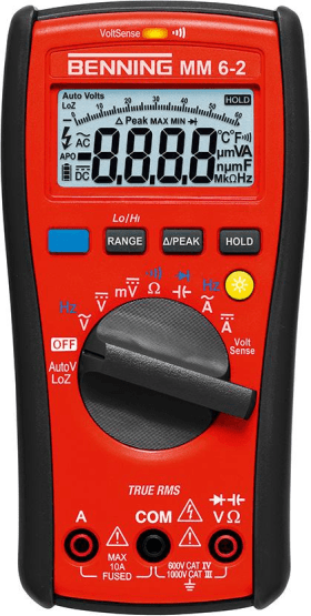 BENNING DIGITAL-MULTIMETER MM 6-2 044087