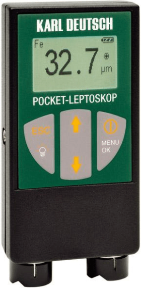 KARL DEUTSCH SCHICHTDICKENMESSGERÄT POCKET-LEPTOSKOP 2018 NFE 2018.901