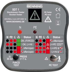 BENNING STECKDOSENTESTER SDT 1 020053