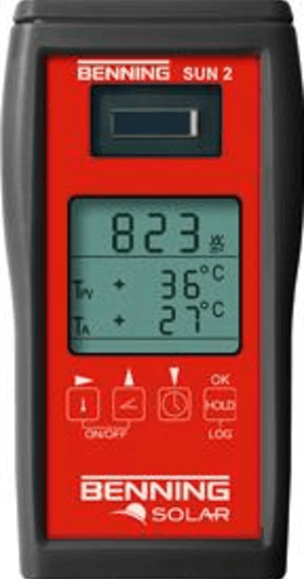 BENNING EINSTAHLUNGS-/TEMPERATUR- MESSGERÄT SUN2 050420