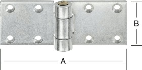 VORMANN STARKE BREITE SCHARNIERE VZ 180 X 50 X 4,0 MM 000048180Z