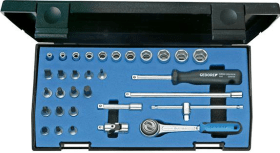 GEDORE Steckschlüssel-Satz 1/4" 32-tlg 6-kant IN-IS-PH-PZ