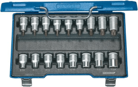 GEDORE Schraubendreher-Satz 1/2" 17-tlg Innen+Außen-TORX