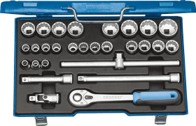 GEDORE Steckschlüssel-Satz 1/2" 28-tlg UD 10-36 mm