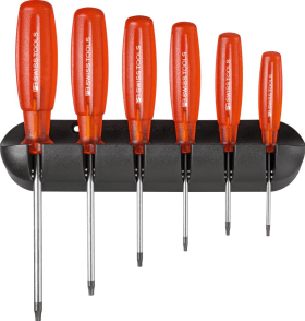 PB Swiss Tools Schraubendreher-Satz 6-teilig Torx im Wandhalter Multicraft