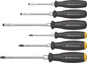 PB Swiss Tools Schraubendreher-Satz 6-teilig Schlitz/PH Schlagkappe PB Swiss ToolsTools 