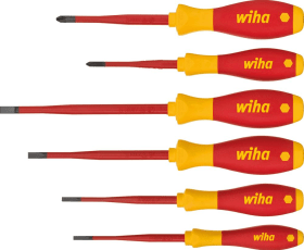 WIHA 3201K6 SOFTFINISH® ELECTRIC SLIMFIX SCHLITZ/PH SCHRAUBENDR.SATZ 6-TLG. 35389