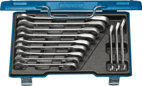GEDORE Satz Maulschlüssel mit Ringratsche 12-teilig