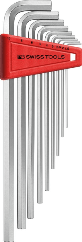 PB SWISS TOOLS WINKELSCHRAUBENDREHER- SATZ 9TG 1,5-10MM LG KST-HA. PB 211.H-10