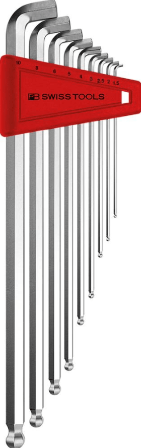 PB SWISS TOOLS WINKELSCHRAUBENDREHERSATZ 9TLG 1,5-10MM 100GR KUKO PB 2212.LH-10