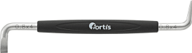 Winkelschraubendreher Schlitz 4+4x100mm FORTIS
