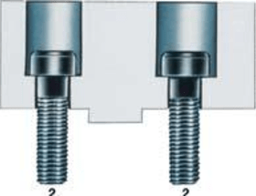 RÖHM SCHRAUBE FÜR AUFSATZBACKE GR. 100MM M6X20 249299