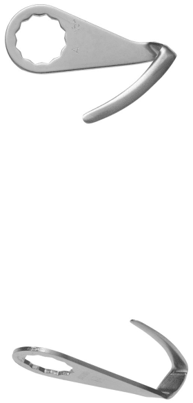 FEIN SCHNEIDMESSER U-FORM LANGER SCHENKEL 45,0MM 2/PACK 6 39 03 154 01 0