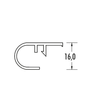 ABROLL-LEISTE ABR 931 (VE=60 MTR.) 