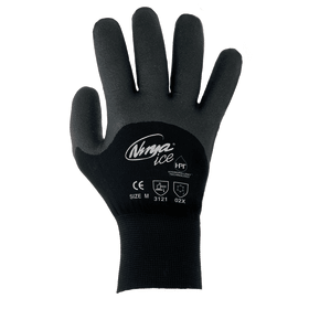 ARBEITSHANDSCHUH NINJA ICE BLACK GEFÜTTERT PAAR GR. XL = 10