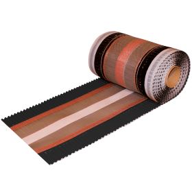 CASA-ROLL HOCHW.FIRST-U.GRATROLLE GENÄHT U.VERKLEBT 310MM BREIT BRAUN 123003106