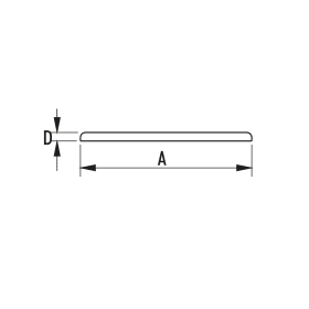 FLACHLEISTE FL 2025 20 X 2,5 (VE=300 MTR)