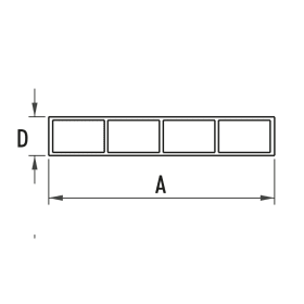 KAMMERLEISTE KA 2507 25 X 7 (VE=120 MTR.)