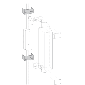 MONTAGEWINKEL FÜR GFS FLUCHTTÜRHAUBE 901490
