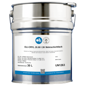 Oli Lacke 1K + 2K-Mehrschichtlack OLI-CRYL 25.50