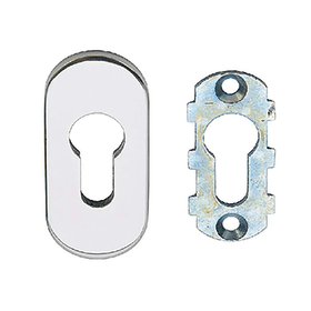 SCHIEBEROSETTE 9 MM NR. 0470 OVAL RAL 9016 WEISS 04700000-51-79