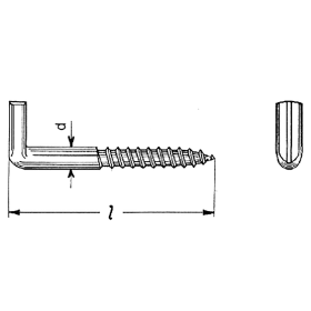 THOMAS SCHRAUBHAKEN 7 5,2 X 50 MM VERZ. 