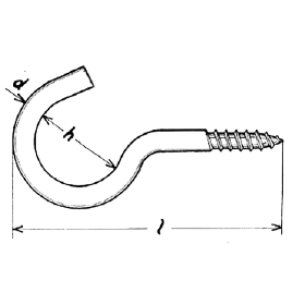 THOMAS WÄSCHELEINENHAKEN 15/2 50 MM KST.BESCH. WEISS
