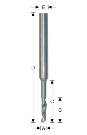 WEMARO EINZAHNFRÄSER VHM SPANBRECHER 5X18/35/80MM S-8 080 618 005