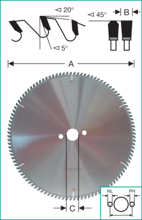WEMARO KREISSÄGEBLATT HM-BESTÜCKT 280X3,2X32MM Z-88 POS. 720 280 322