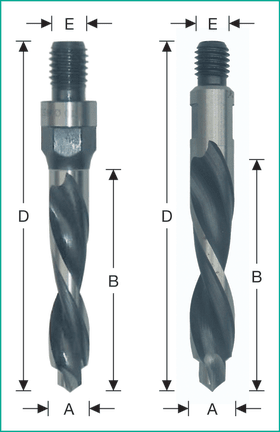 WEMARO OLIVENBOHRER HSS-E M-10 AG 12X50/ 87 MM LINKS M.VORBOHRER 487 050 012